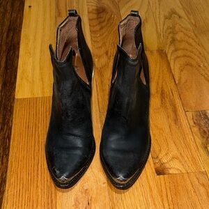 Jeffrey Campbell Black Ankle Booties